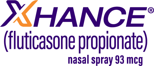 Xhance (fluticasone propionate) nasal spray logo