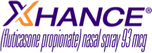 Xhance (fluticasone propionate) nasal spray logo